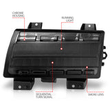 ANZO Wrangler 18-21/Gladiator 20+ LED Side Marker Lights Smoke w Sequential Signal ANZO Sidemarkers & Indicators  AXOPROS