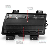 ANZO Wrangler 18-21/Gladiator 20+ LED Side Marker Lights Smoke w Sequential Signal ANZO Sidemarkers & Indicators  AXOPROS