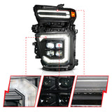 ANZO Z-Series 20-23 Chevy Silverado 2500/3500 Z-Series Full LED Proj Headlights Black - Driver Side ANZO Headlights  AXOPROS
