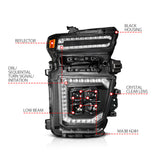 ANZO Z-Series 20-23 Chevy Silverado 2500/3500 Z-Series Full LED Proj Headlights Black - Pass. Side ANZO Headlights  AXOPROS