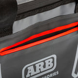 ARB Cooler Bag Charcoal w/ Red Highlights 15in L x 11in W x 9in H Holds 22 Cans ARB Tow Straps  AXOPROS