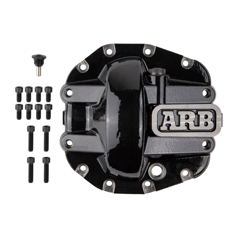 ARB Diff Cover Jl Sport Front Blac M186 Axle Black ARB Diff Covers  AXOPROS