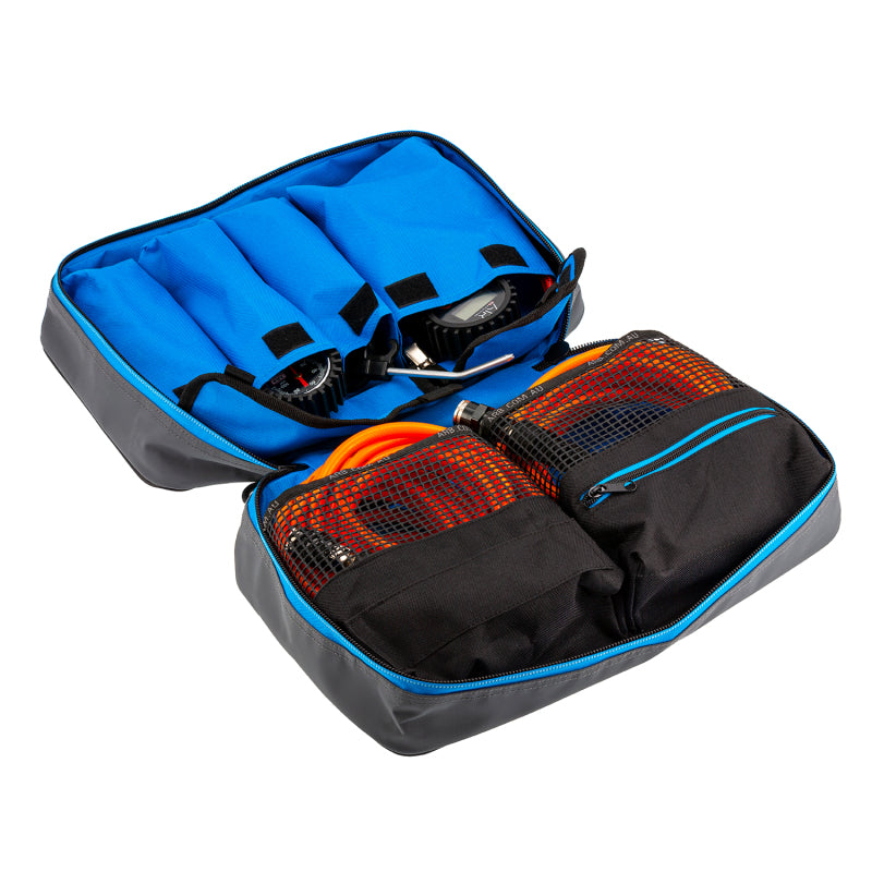ARB Inflation Case Black Finish w/ Blue Highlights PVC Material Reflective Strips ARB Tow Straps  AXOPROS