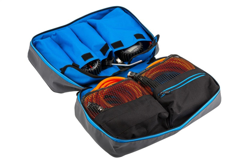 ARB Inflation Case Black Finish w/ Blue Highlights PVC Material Reflective Strips ARB Tow Straps  AXOPROS