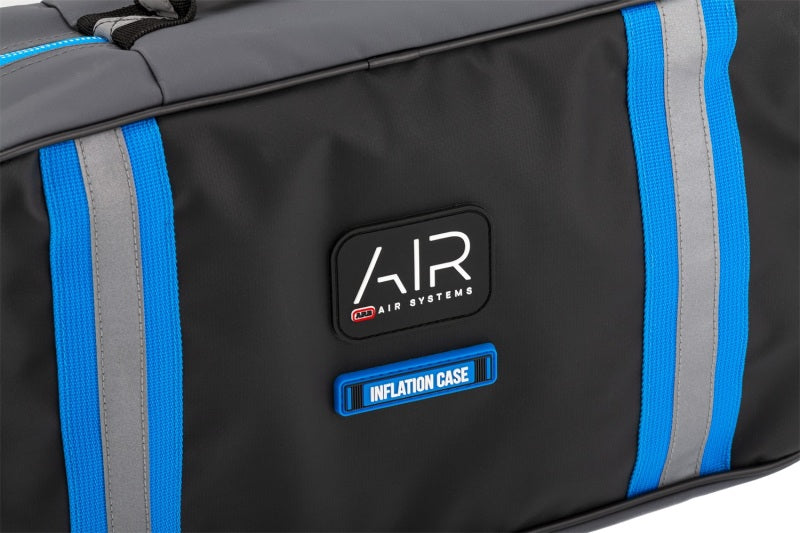 ARB Inflation Case Black Finish w/ Blue Highlights PVC Material Reflective Strips ARB Tow Straps  AXOPROS