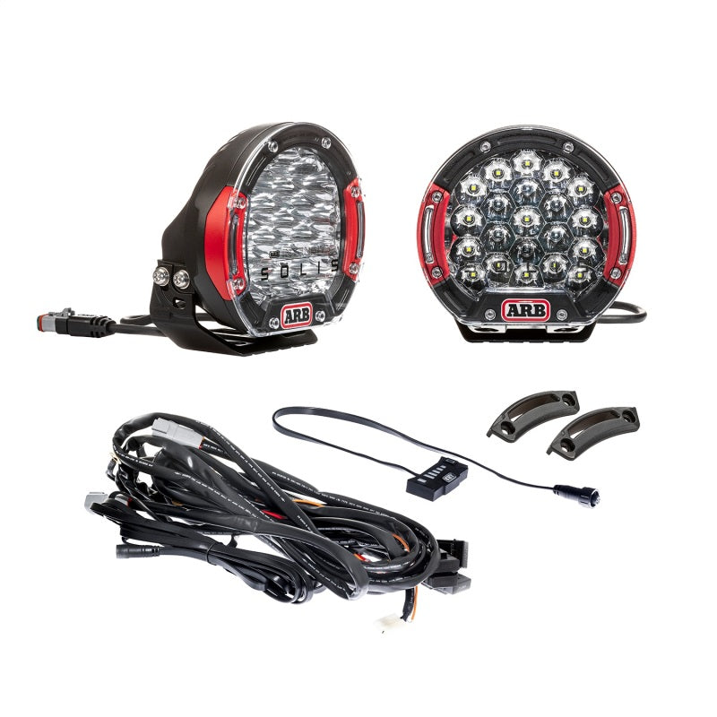 ARB Intensity SOLIS 21 1 Spot 1 Flood Kit With Loom ARB Driving Lights  AXOPROS