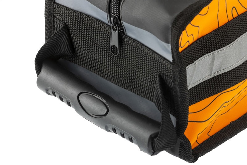 ARB Micro Recovery Bag Orange/Black Topographic Styling PVC Material ARB Tow Straps  AXOPROS