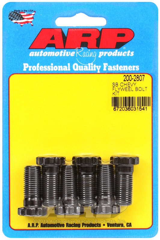 ARP 1987+ Chevrolet Small Block Rear Seal Flywheel Bolt Kit - 6 Pieces ARP Hardware Kits - Other  AXOPROS