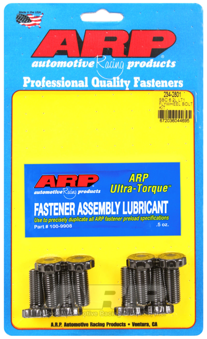 ARP Chevrolet Small Block 6.2L lT1 1.25 UHL Flywheel Bolt Kit ARP Hardware Kits - Other  AXOPROS