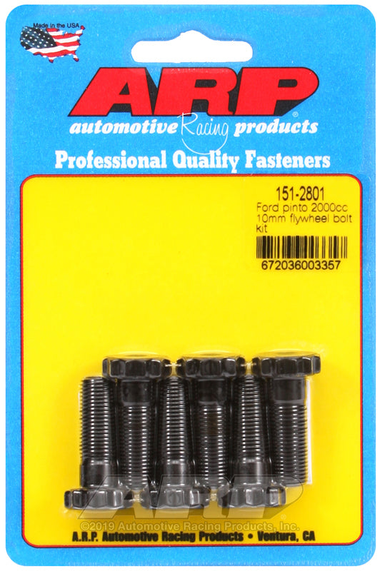 ARP Ford 2000cc Pinto M10 x 1.0 Thread Size Flywheel Bolt Kit ARP Hardware Kits - Other  AXOPROS