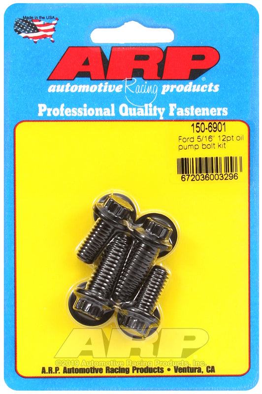 ARP Ford 5/16in 12pt Oil Pump Bolt Kit ARP Hardware Kits - Other  AXOPROS