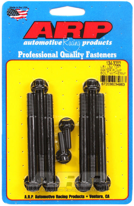 ARP LS1 LS2 12pt Water Pump Bolts w/ Thermostat Housing Bolts Kit ARP Hardware Kits - Other  AXOPROS