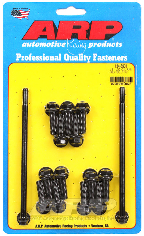 ARP LS1/LS2 Hex Oil Pan Bolt Kit ARP Hardware Kits - Other  AXOPROS