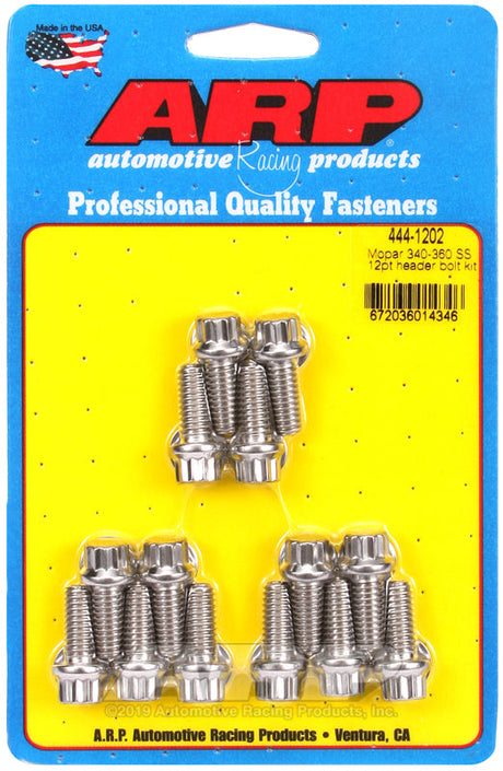 ARP Mopar 340-360 SS 12pt Header Bolt Kit ARP Hardware Kits - Other  AXOPROS