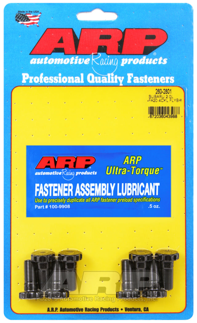 ARP Subaru 2.0L FA20 4Cyl Flywheel Bolt Kit ARP Hardware Kits - Other  AXOPROS