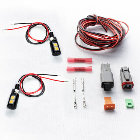 Artec Industries License Plate Led Lights And Harness Kit Artec Industries Light Bars & Cubes  AXOPROS