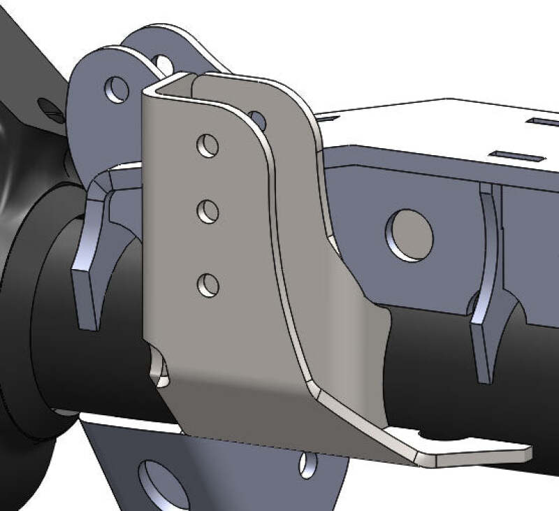 Artec Industries Raised Tracbar Bracket For 3 1/2 In Diameter Front Axle Artec Industries Brackets  AXOPROS