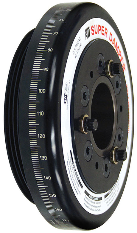 ATI Damper - 7.074in - Alum - Honda D - 4 Grv Rear Alum uminum Pulley - 10 Percent Underdrive ATI Crankshaft Dampers  AXOPROS