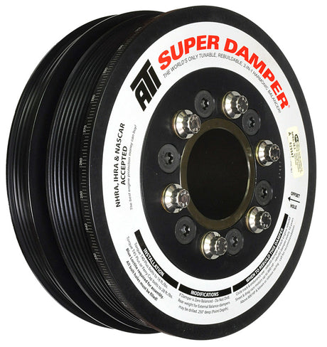 ATI Damper - 7.48in - Alum - 6/4 Grv - LS3 Camaro - 10-15 - Gen 3 Vortec Truck - 6 Bolt - LS ATI Crankshaft Dampers  AXOPROS