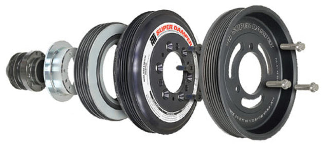 ATI Damper - 7.525in - Alum - 4 & 3 Grv - GM L86 6.2 V8 ATI Crankshaft Dampers  AXOPROS