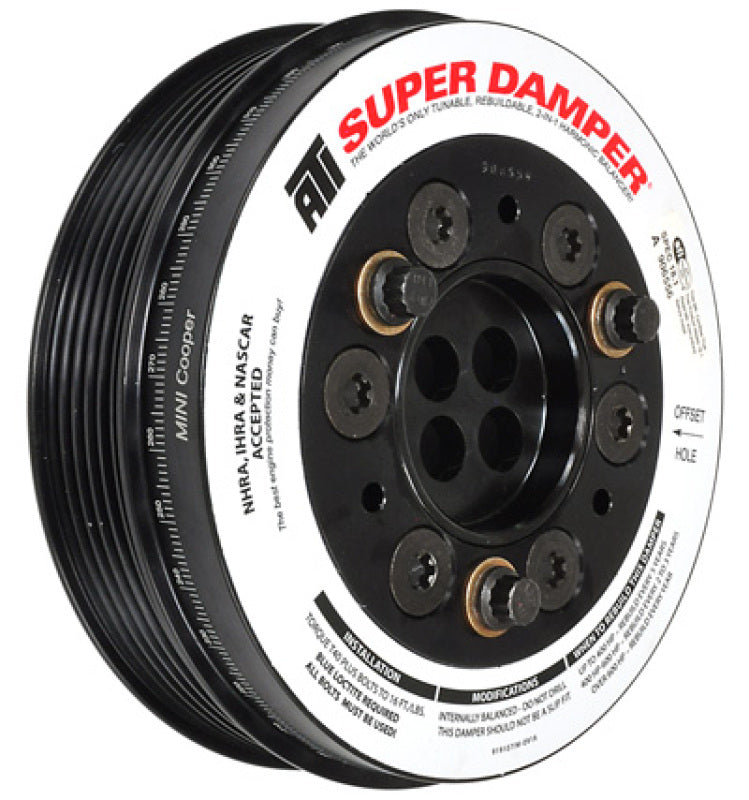 ATI Damper - Alum - Mini Cooper - B46/B48 - 3 Ring ATI Crankshaft Dampers  AXOPROS