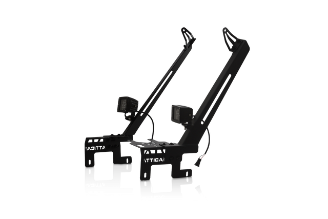 Attica A Pillar Light Mount Breaket Attica 4x4 Auxiliary Light Mounting Bracket  AXOPROS