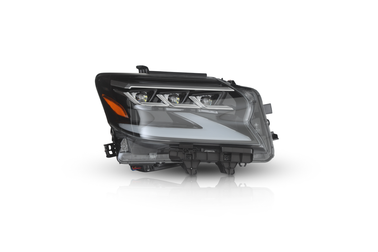 Attica LED Projector Headlight W-Sequential Turn Signal Attica 4x4 Headlight Set  AXOPROS