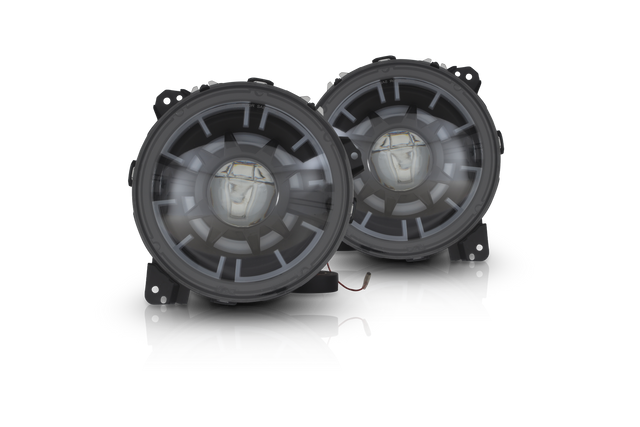 Attica LED Projector Headlight W-Sequential Turn Signal Attica 4x4 Headlight Set  AXOPROS