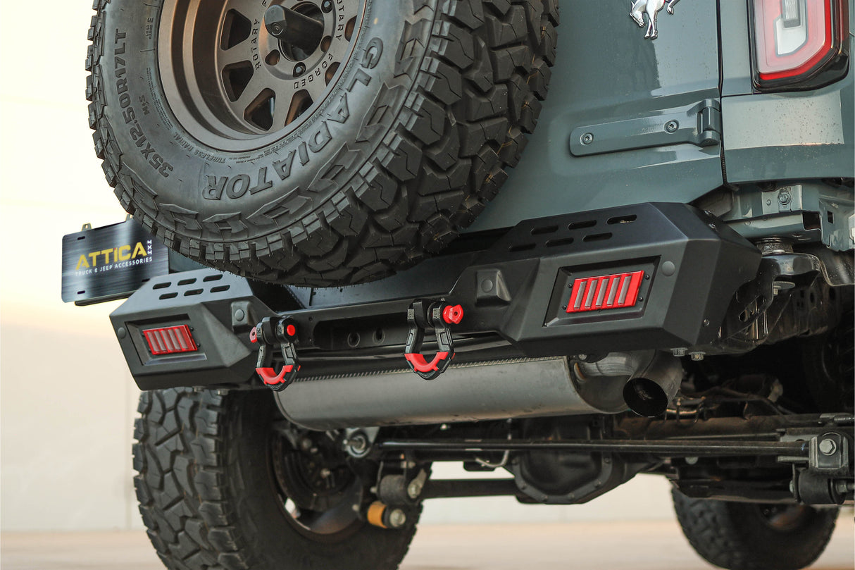Attica Rear Bumper - Modular Design Attica 4x4 Bumper  AXOPROS