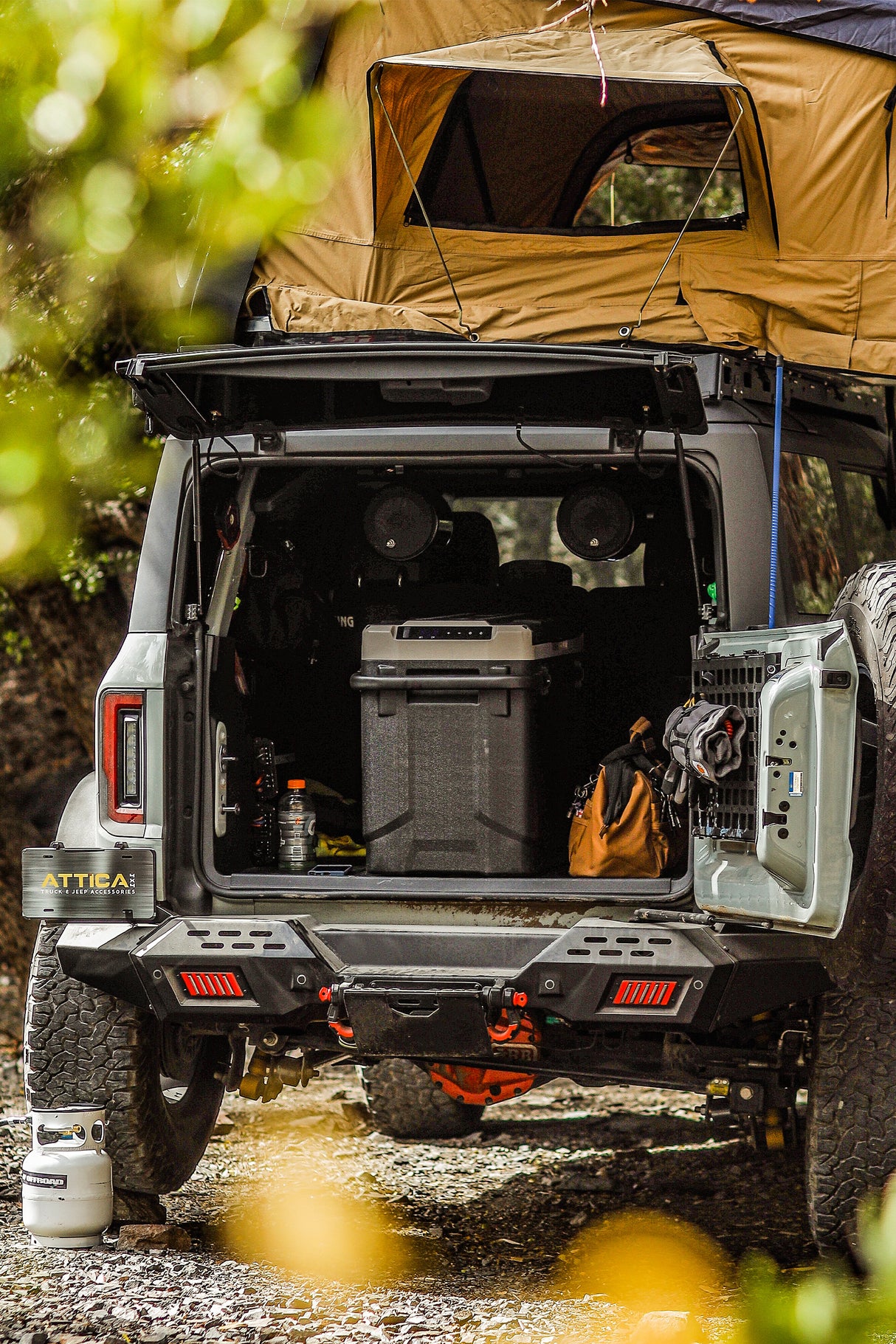 Attica Rear Bumper Wings Attica 4x4 Bumper Extension  AXOPROS