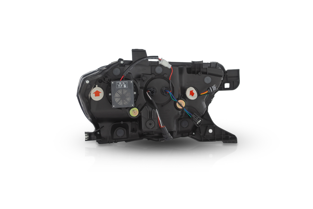 Attica Rogue Series LED Projector Headlight W-Sequential Turn Signal Attica 4x4 Headlight Set  AXOPROS