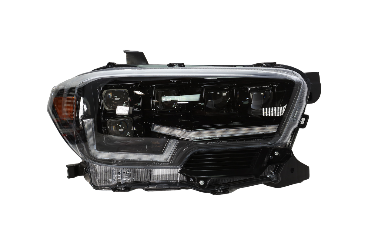 Attica Rogue Series LED Projector Headlight W-Sequential Turn Signal Attica 4x4 Headlight Set  AXOPROS