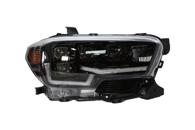 Attica Rogue Series LED Projector Headlight W-Sequential Turn Signal Attica 4x4 Headlight Set  AXOPROS