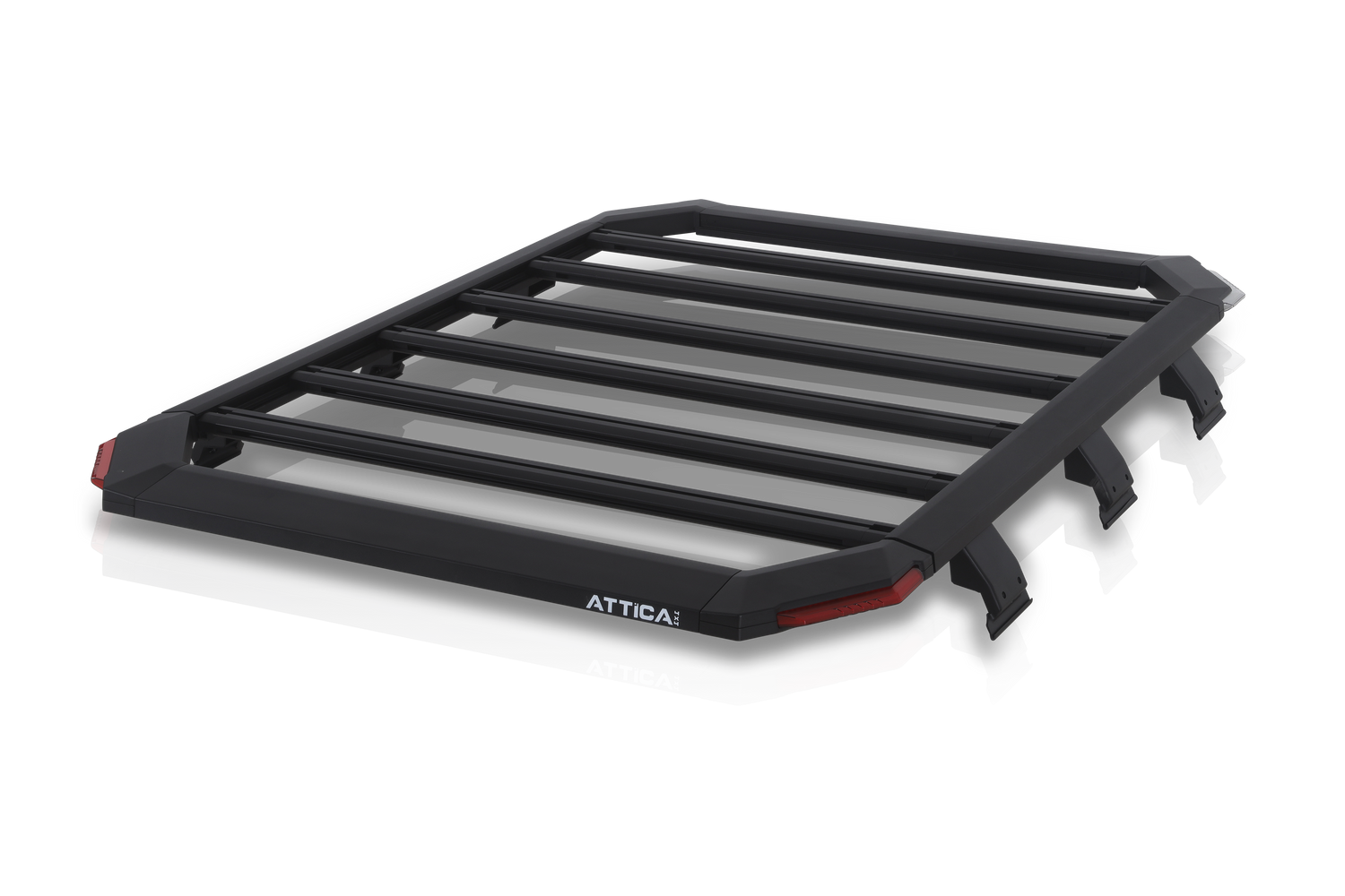 Attica Roof Rack With 4 Corner Lights Attica 4x4 Roof Rack  AXOPROS