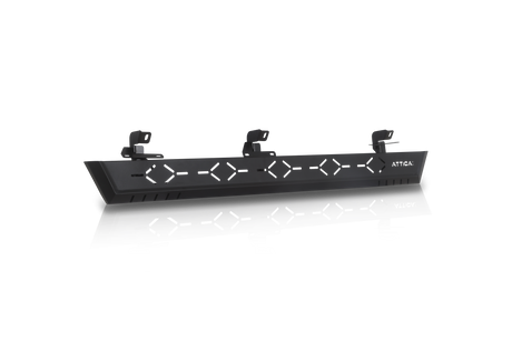 Attica Side Step W/Step Lights - Body Mounted Attica 4x4 Step Nerf Bar  AXOPROS