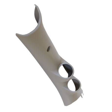 Autometer 10-12 Dodge Ram 52mm Taupe Dual Pillar Pod AutoMeter Gauge Pods  AXOPROS