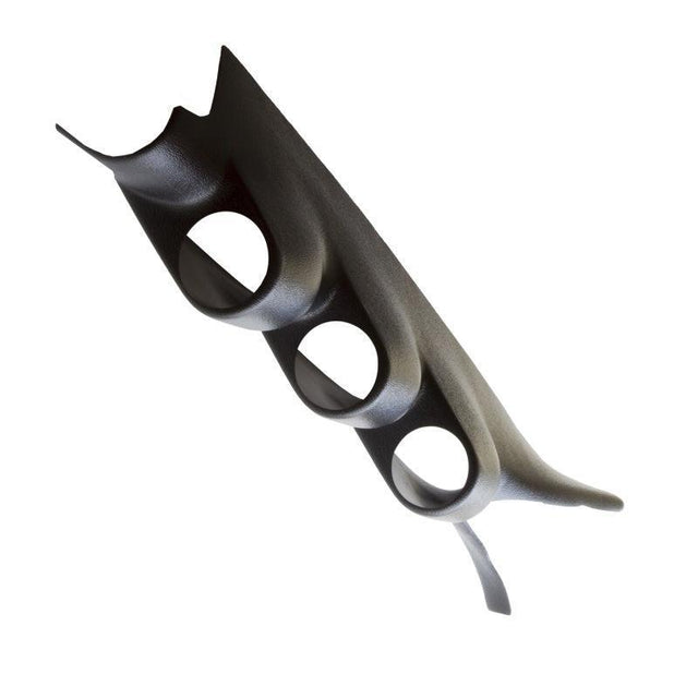 Autometer 10-14 Ford Mustang (Hard Top ONLY) 52mm Black Triple Replacement Pillar Pod AutoMeter Gauge Pods  AXOPROS