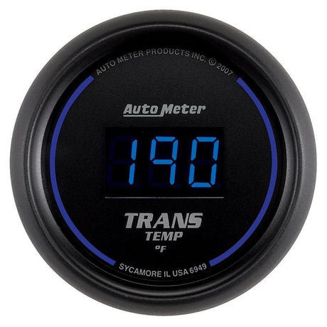 Autometer 52.4mm Black Digital Trans Temperature Gauge AutoMeter Gauges  AXOPROS