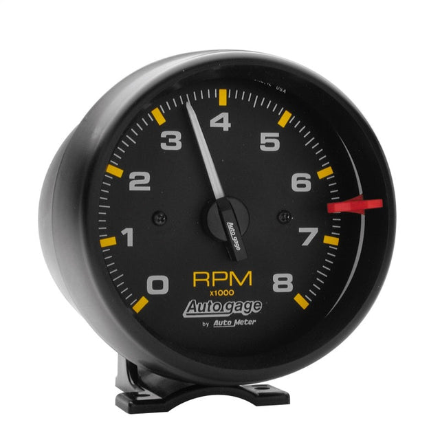 Autometer Autogage Black 8,000 RPM Pedestal Mount Tachometer AutoMeter Gauges  AXOPROS