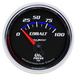 Autometer Cobalt 52mm 100 PSI Short Sweep Electric Oil Pressure Gauge AutoMeter Gauges  AXOPROS