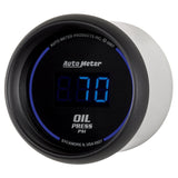 Autometer Cobalt Digital 52.4mm Black 0-100psi Oil Pressure Gauge AutoMeter Gauges  AXOPROS