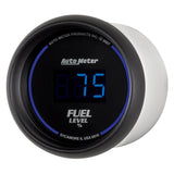 Autometer Cobalt Digital 52.4mm Black Programmable Empty-Full Range Fuel Level Gauge AutoMeter Gauges  AXOPROS