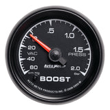 Autometer ES 52mm Boost/Vacuum Gauge AutoMeter Gauges  AXOPROS