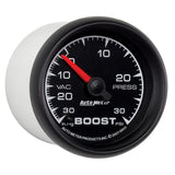 Autometer ES 52mm Boost/Vacuum Gauge AutoMeter Gauges  AXOPROS