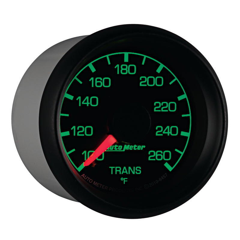 Autometer Factory Match Ford 52.4mm Full Sweep Electronic 100-260 Deg F Transmission Temp Gauge AutoMeter Gauges  AXOPROS