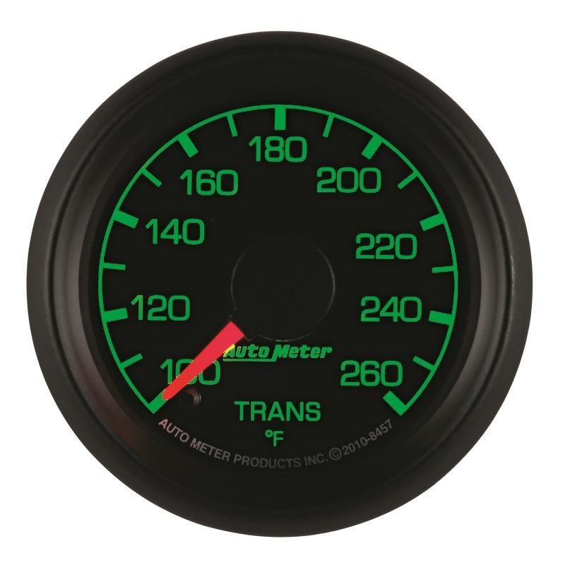 Autometer Factory Match Ford 52.4mm Full Sweep Electronic 100-260 Deg F Transmission Temp Gauge AutoMeter Gauges  AXOPROS