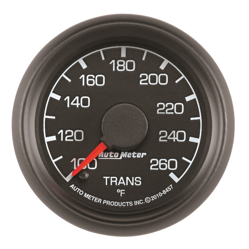 Autometer Factory Match Ford 52.4mm Full Sweep Electronic 100-260 Deg F Transmission Temp Gauge AutoMeter Gauges  AXOPROS
