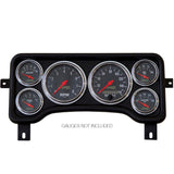 Autometer Jeep TJ/XJ Direct Fit Dash Panel 6 Gauge 3 3/8in x2 / 2 1/16in x4 AutoMeter Gauge Pods  AXOPROS