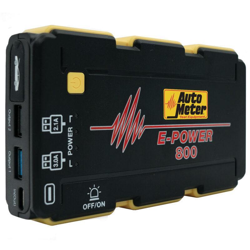 Autometer Jump Starter 12V Emergency Battery Pack 800A Peak/2220 MAH AutoMeter Battery Chargers  AXOPROS