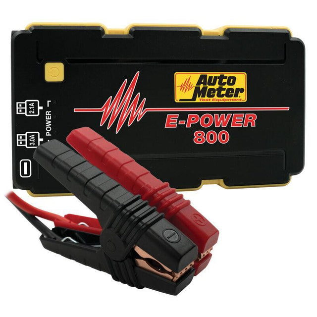 Autometer Jump Starter 12V Emergency Battery Pack 800A Peak/2220 MAH AutoMeter Battery Chargers  AXOPROS